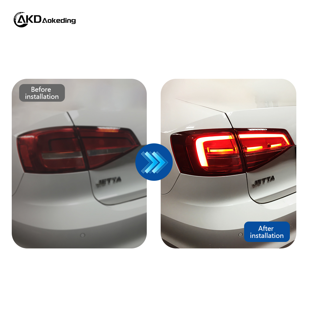 AKD Is Suitable for Upgrading The Taillights of 2015-2018 Volkswagen Sagitar Models with High-end LED Sequential Turn Signals, Brake Lights, And Fog Lights.