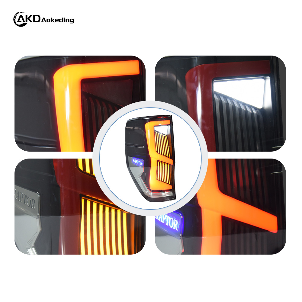 AKD Taillight Assembly for 2012-2022 Ford Ranger Models; Ford Retrofit LED Brake Lights, Daytime Running Lights, And Turn Signals