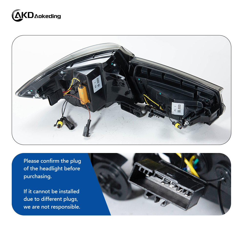 AKD LED signal brake styling modification taillights suitable for 2013-2019 BMW 3 Series F31 Touring models.