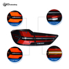 AKD LED Taillight Assembly for 2014-2019 BMW X6 F16 Models, Including Driving Brake Lights, Reversing Lights, And Sequential Turn Signals.