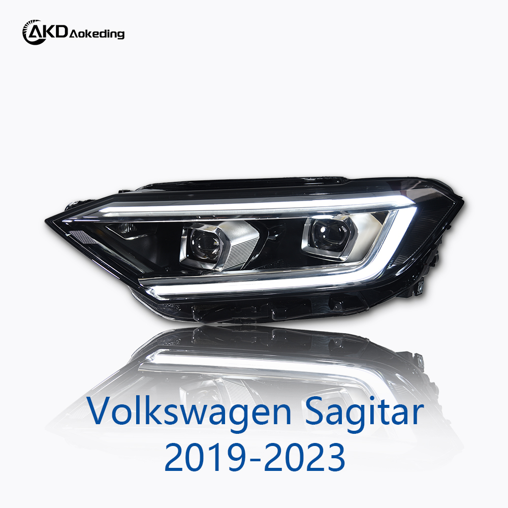 AKD is suitable for 2019-2023 Volkswagen Jetta MK7 models, and is a high-spec LED projector headlight assembly with sequential turn signals.