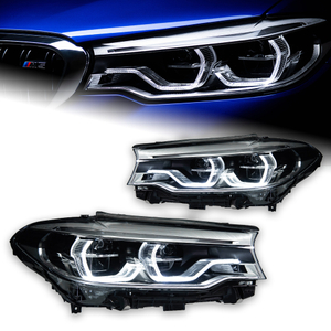 AKD Auto Styling Koplamp Voor for Bmw 5 Series G30 Spoon Headlights 2018-2020 525i 530i 535i G38 F90 Led Koplamp Drl Signaallamp Auto Accessoires