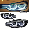 AKD Car Styling Head Lamp for BMW F30 Headlights 2013-2015 F35 LED Headlight 320i 318i 325i DRL Angel Eye Automotive Accessories