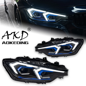 AKD Autolichten Voor for BMW 2012-2019 F30 3-serie Refit Models Headlights Signal Lamp 318i 320i 325i 328i 330i 335i DRL Automotive Accessoires