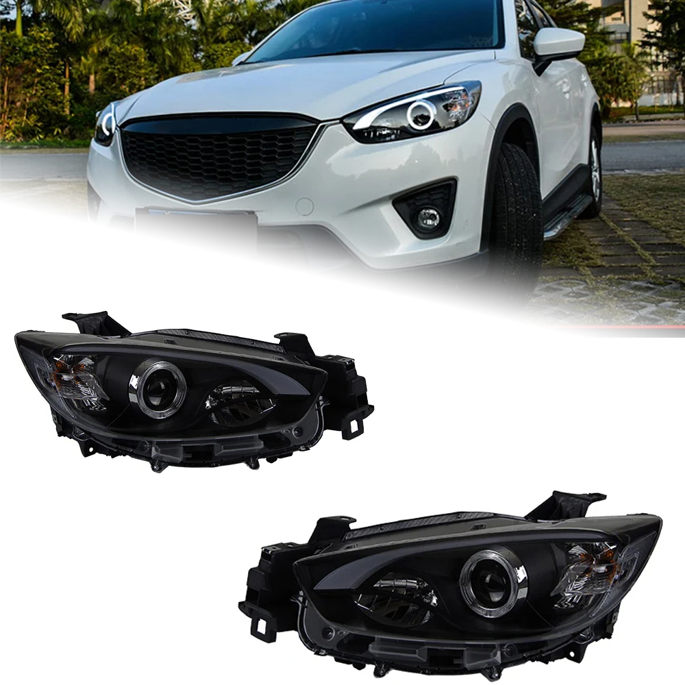 AKD Car Styling Head Lamp for Mazda CX-5 LED Headlight 2012-2016 Brand Eagle Eye Angel Eye LED DRL Hid Bi Xenon Auto Accessories