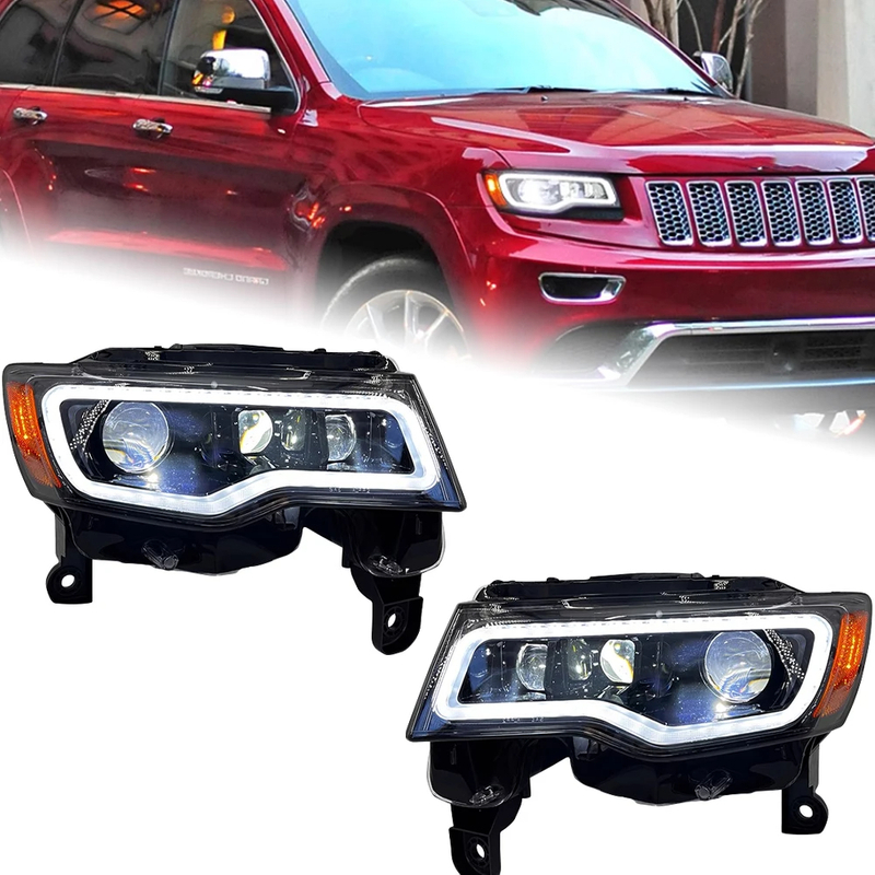 AKD Headlight For Jeep Grand Cherokee LED Headlights 2014-2021 Head ...