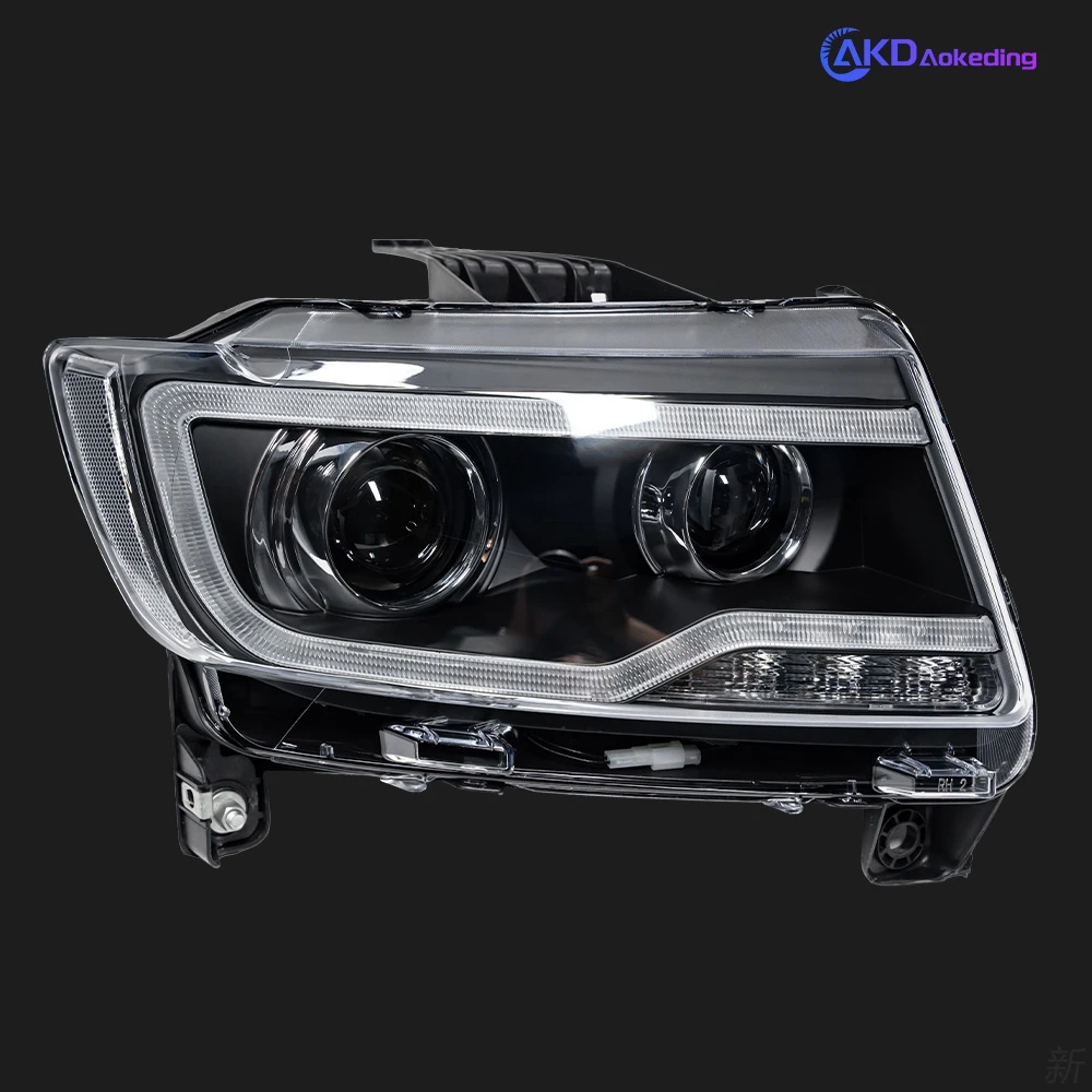 AKD Car Styling Head Lamp for Jeep Compass Headlight 2011-2016 Grand Cheroke LED Headlight DRL Hid Bi Xenon Beam Accessories