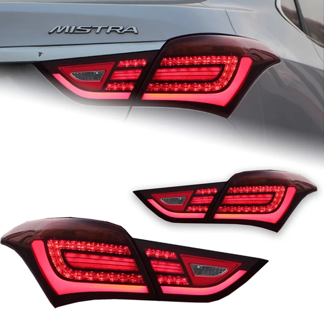 AKD Car Styling for Hyundai MISTRA Tail Lights 2014-2019 New LED Tail Lamp LED DRL Dynami Signal Brake Reverse auto Accessories