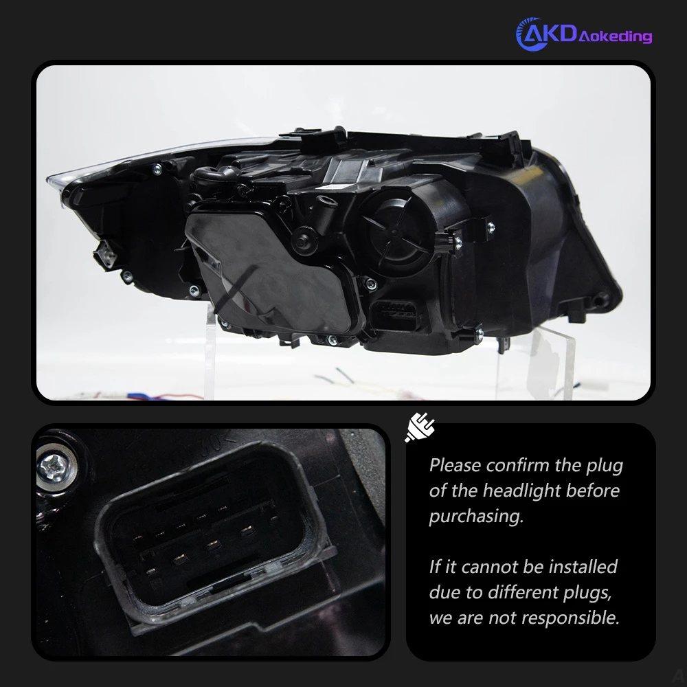 AKD Car Styling Head Lamp for BMW E90 Headlights 2005-2012 320i 318i 323i 3 Series LED Headlight DRL Hid Bi Xenon Beam Accessories