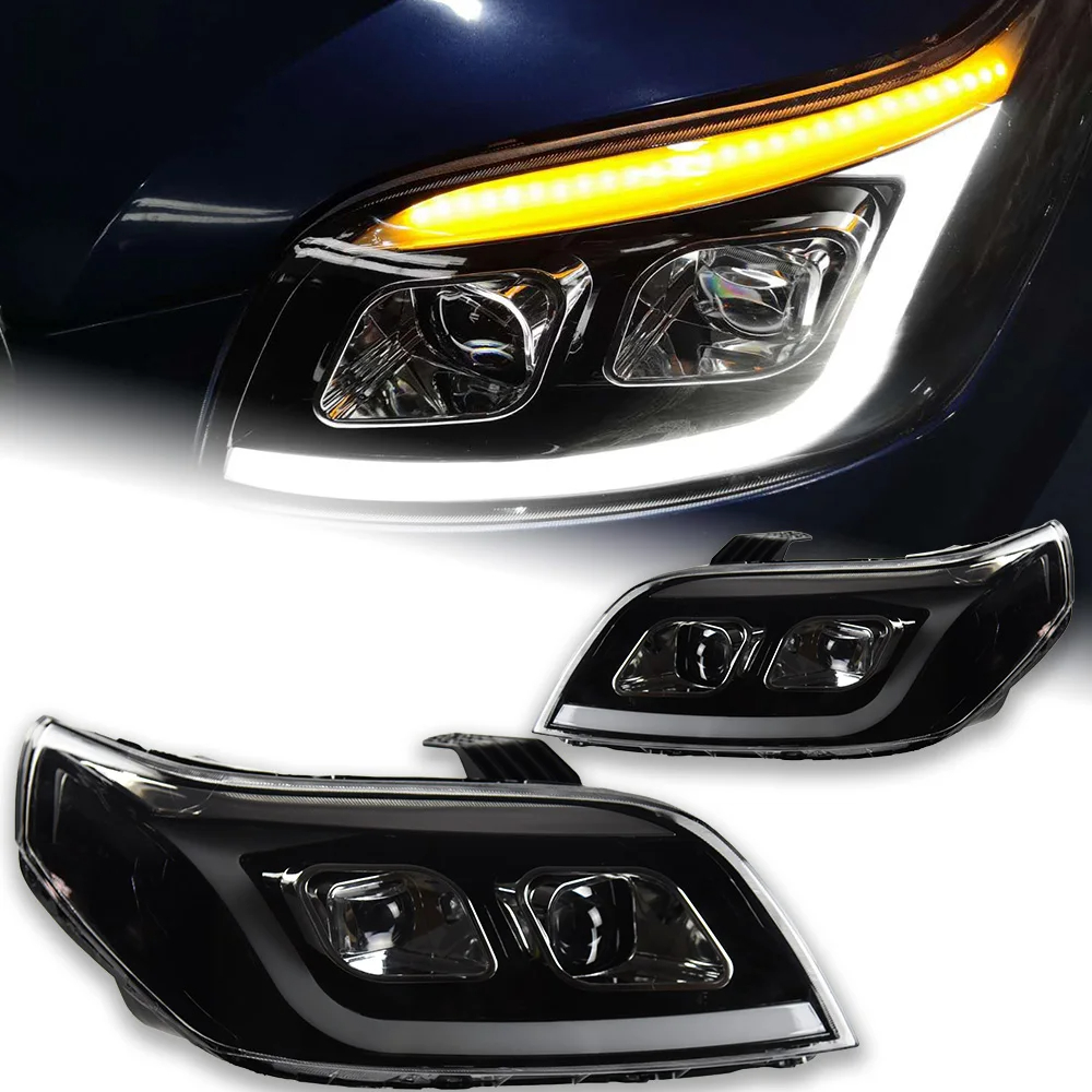 AKD Car Styling for Chevrolet Aveo Headlight 2008-2012 Lova LED Headlight Nexia DRL Hid Head Lamp Bi Xenon Beam Accessories