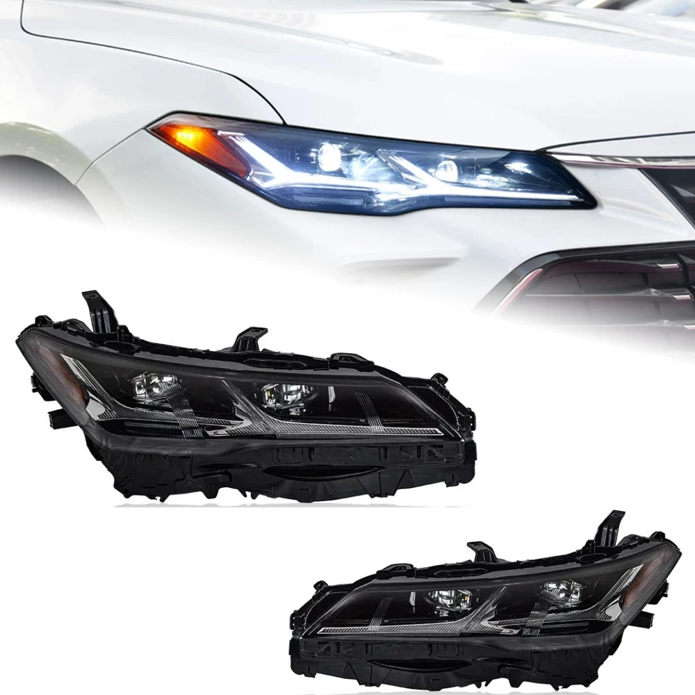 AKD Car Lights for Toyota Avalon LED Headlights Projector Lens 2018-2022 Headlights DRL Head Lamp Dynamic Signal Auto Accessories