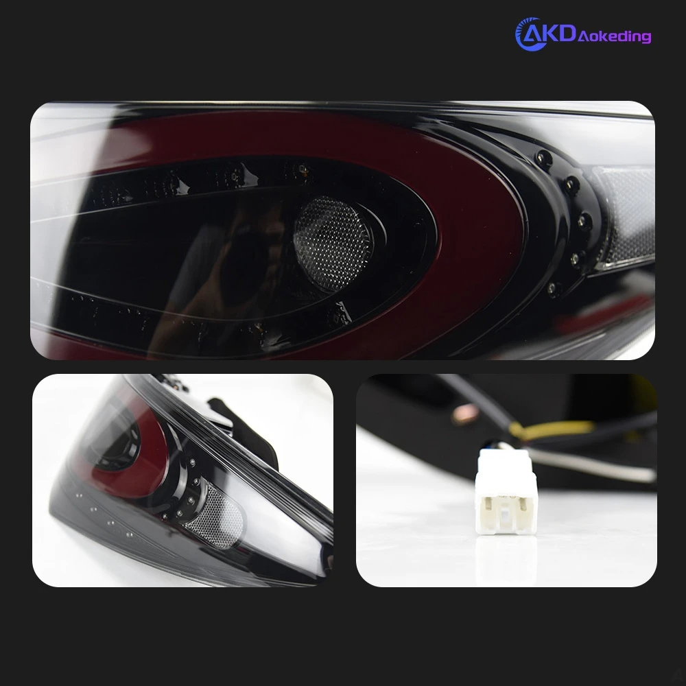 AKD Car Styling Tail Lamp for Hyundai Rohens Coupe taillight 2009-2012 LED taillight LED DRL Signal Auto Accessories