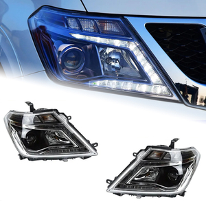 AKD Car Styling Head Lamp for Nissan Patrol Headlights 2013-2016 Tourle LED Headlight LED DRL Hid Bi Xenon Auto Accessories