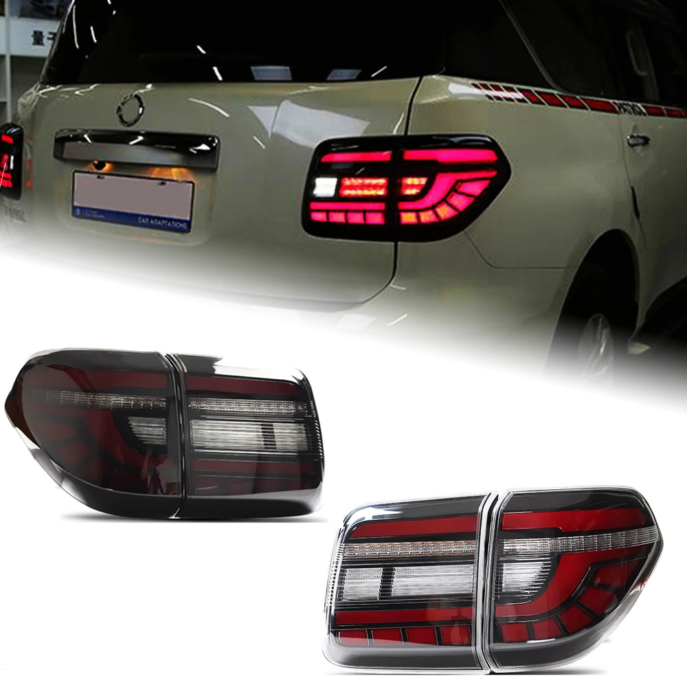 AKD Car Styling Tail Lamp for Patrol Tail Lights 2012-2019 Tourle LED Tail Light Rear DRL Dynamic Signal Reverse Auto Accessories