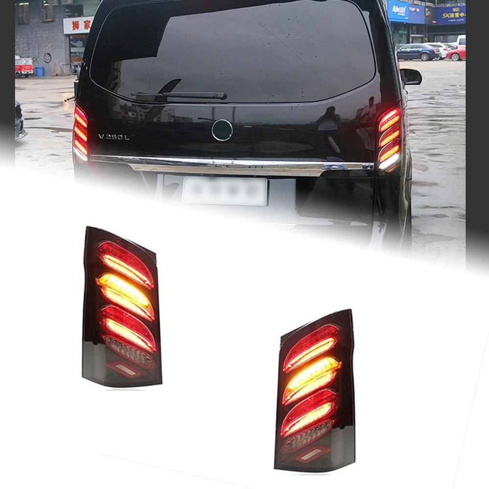 Taillight For Benz VITO V250 LED Taillights 2016-2021 V260 V260L Tail Lamp Car Styling DRL Signal Projector Lens Auto Accessorie