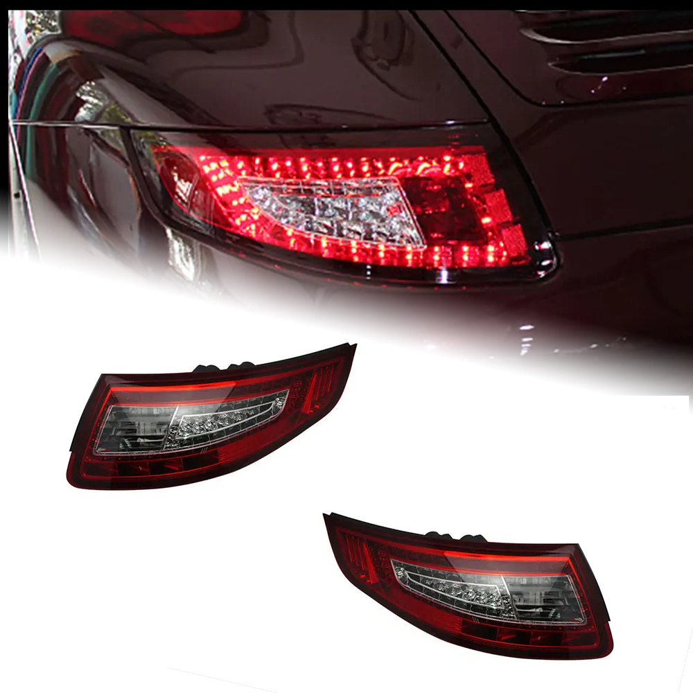 AKD Car Styling Tail Lamp for Porsche 997 Tail Lights 2005-2008 911 LED Tail Light DRL Brake Reverse Auto Accessories