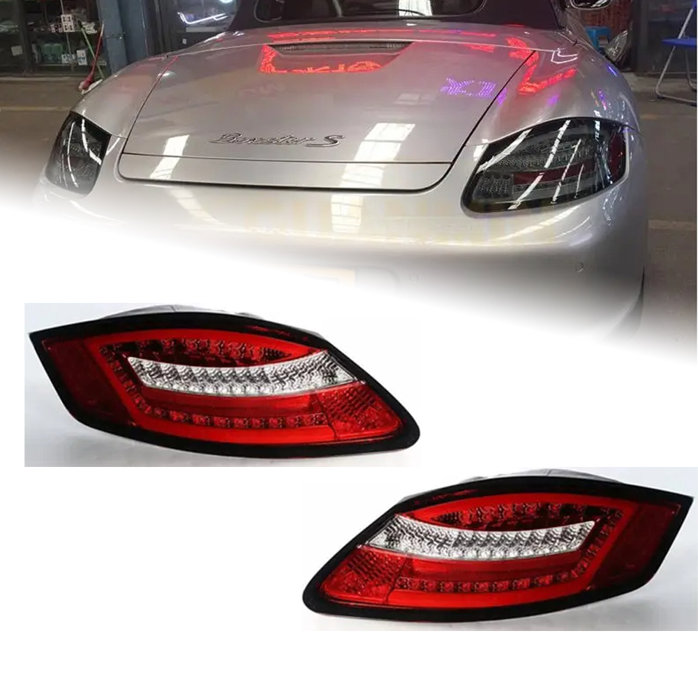 AKD Car Styling Tail Lamp for Porsche Cayman 987 Tail Lights 2005-2008 Boxter LED Tail Light DRL Brake Reverse auto Accessories