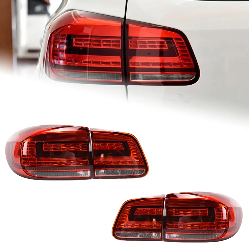 AKD Car Styling for VW Tiguan Tail Lights 2013-2017 Tiguan LED Tail Lamp LED DRL Dynami Signal Brake Reverse auto Accessories