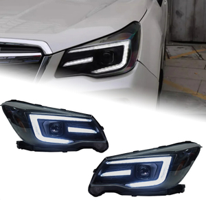 AKD Car Styling Head Lamp for Subaru Forester Headlights 2013-2016 New LED Headlight Angel Eye DRL Hid Bi Xenon Auto Accessories