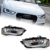 AKD Car Styling for A4 Headlights 2013-2016 A4L RS4 Sedan Headlight DRL Hid Head Lamp Angel Eye Bi Xenon Beam Accessories