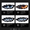 AKD Suitable for BMW 3 Series F30 modified dual-color golden eye laser headlight spoon lens