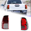 AKD Car Lights For Toyota Hilux Revo Rocco Vigo 2015-2021 LED Auto Taillight Assembly Upgrade High Configure Signal Lamp Tool Accessories