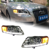 AKD Car Styling for Audi A6 Headlights 2005-2011 A6L C5 C6 LED Headlight LED DRL Hid Option Bi Xenon Head Lamp Auto Accessories