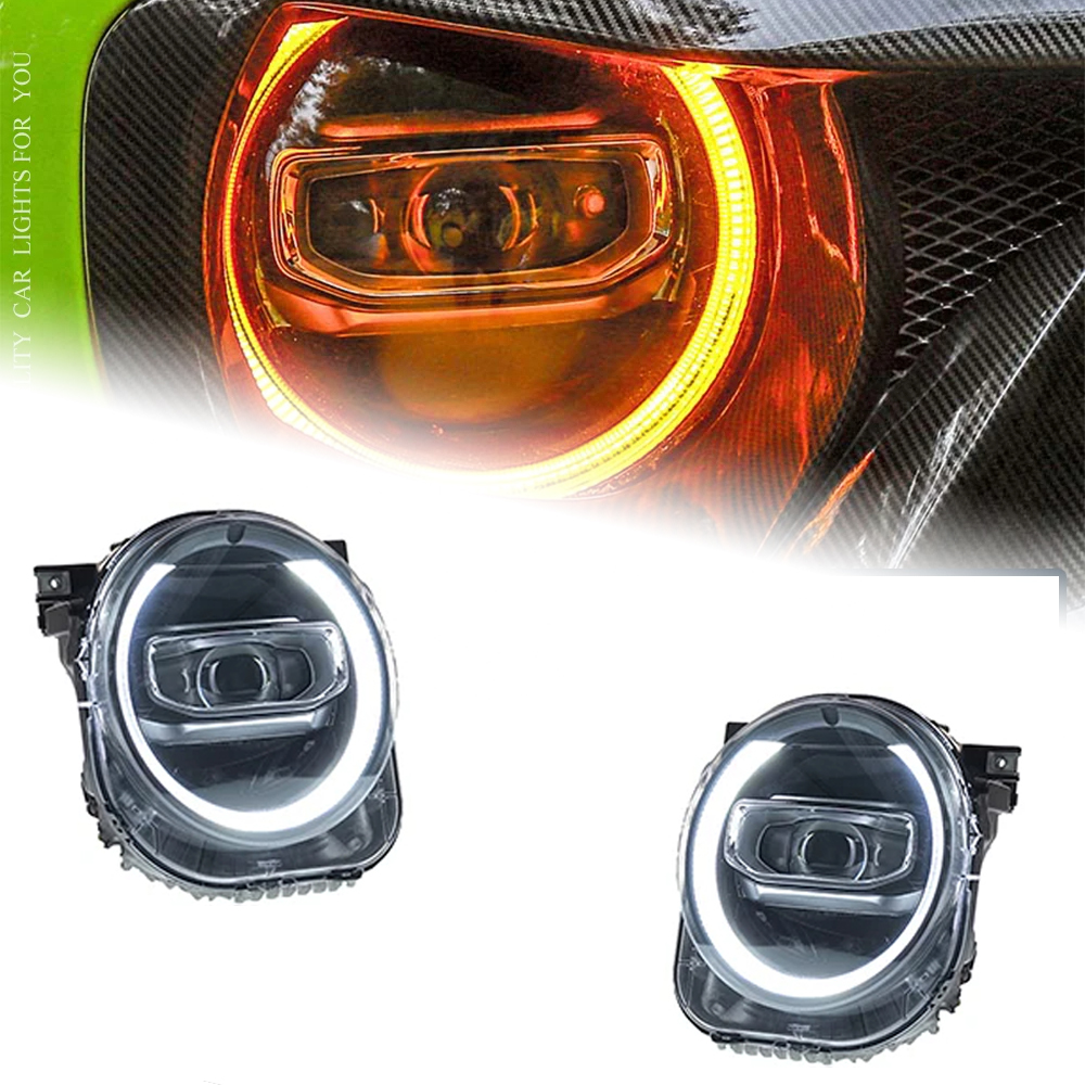 AKD Car Styling for Jeep Renegade Headlights 2016-2020 LED Headlight LED DRL Hid Head Lamp Angel Eye Bi Xenon Beam Accessories