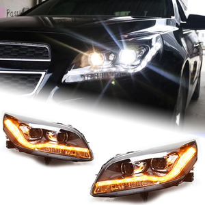 AKD Car Lights For Malibu 2012-2014 LED Auto Headlights Assembly DRL Dynamic Lamp Bifocal Lens Xenon Frontlight Accessories Upgrade