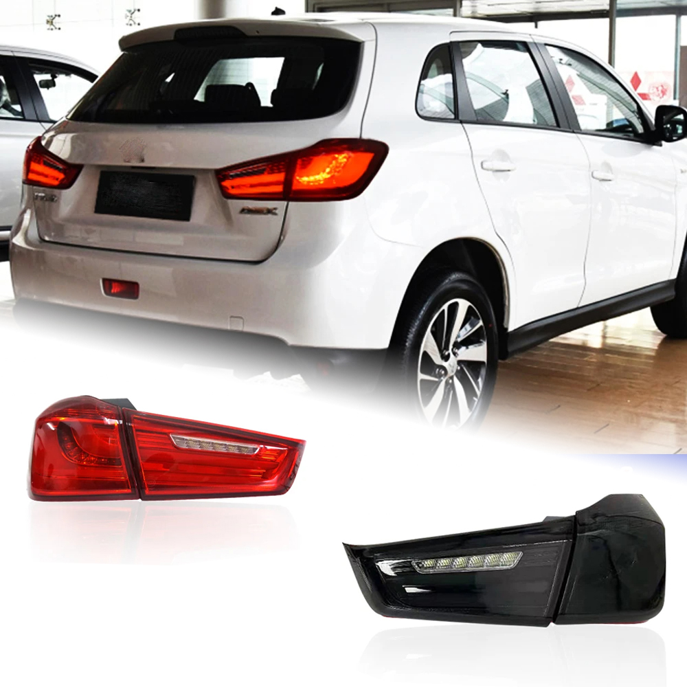 AKD Tail Lamp for Mitsubishi ASX LED Tail Light 2011-2018 ASX Rear Fog Brake Turn Signal Automotive Accessories