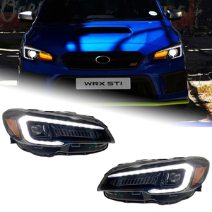 AKD Car Lights For Subaru WRX 2015-2021 STI LED Headlights DRL Fog Lamp Dunamic Turn Signal Angel Eyes Projector Lens Accessories Upgrade