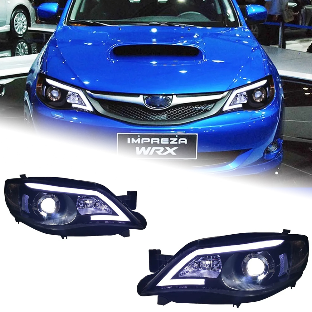 AKD Head Lamp for Subaru Impreza WRX LED Headlight 2008-2014 Headlights ...