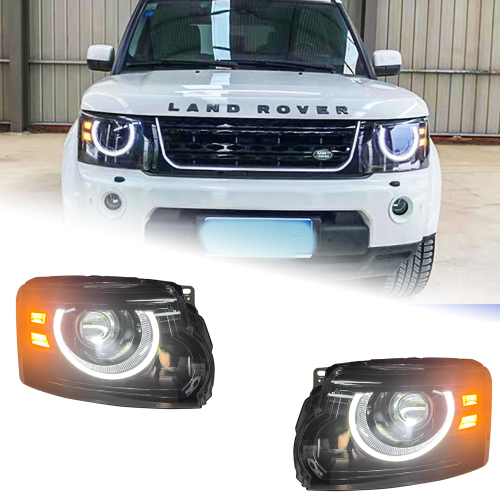 AKD Car Lights For Discovery 4 2010-2017 LR4 LED Auto Headlight Assembly Upgrade Defender Design Dynamic Lamp Tool Accessories