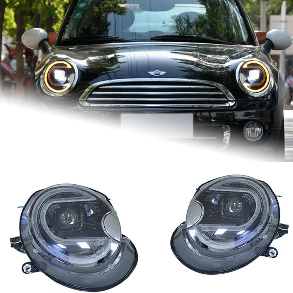 AKD Car Styling Head Lamp for MINI R55 Headlights 2007-2013 R56 LED Headlight F58 F57 Cooper DRL LED Projector Beam Accessories