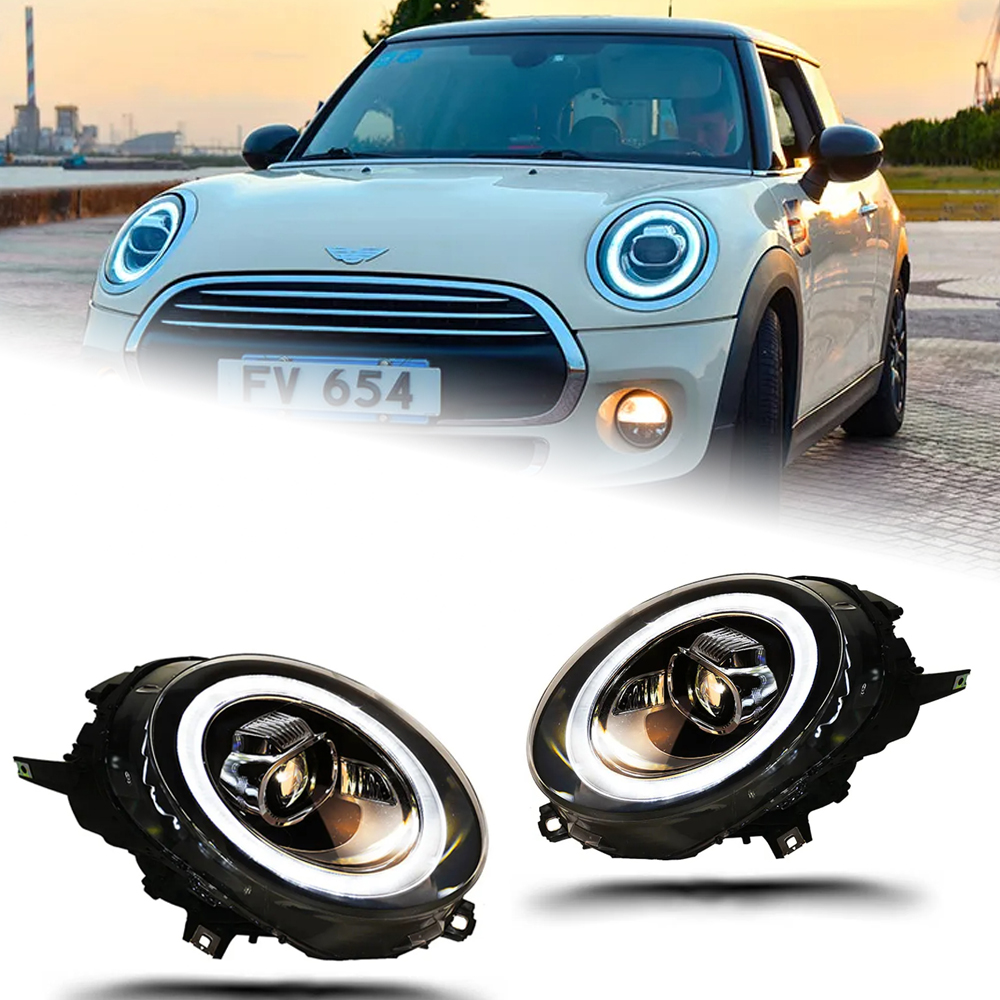 AKD Car Styling for MINI F56 Headlights 2014-2019 F54 F55 F56 F57 LED Headlight DRL Head Lamp LED Projector Beam Accessories