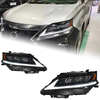 AKD Car Lights For Lexus RX270 RX350 RX450 2009-2015 LED Auto Headlight Upgrade Projector 3 Lens Matrix Dynamic Frontlight Accessories