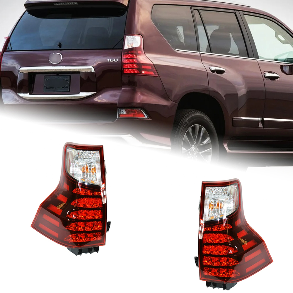 AKD Tail Lamp for Lexus GX400 LED Tail Light 2014-2020 GX460 Rear Fog Brake Turn Signal Automotive Accessories