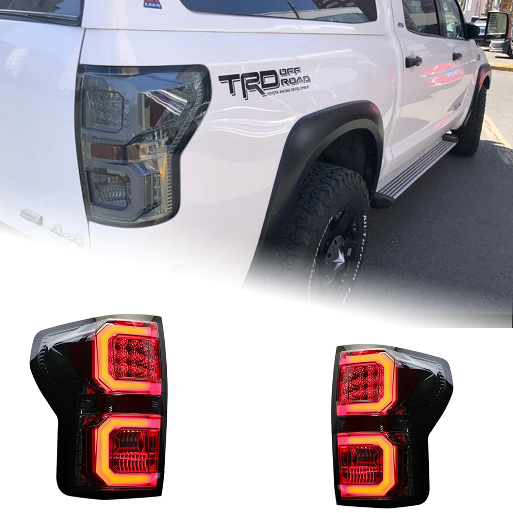 AKD Tail Lamp for Toyota Tundra LED Tail Light 2007-2013 Tundra Rear Fog Brake Turn Signal Automotive Accessories