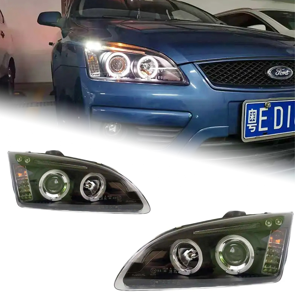 AKD Car Styling for Ford Focus Headlight 2005-2008 Focus LED Headlight Led Drl Angel Eye Hid Bi Xenon Auto Accessories