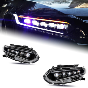 AKD Car Styling Head Lamp for Honda Accord Headlights 2018-2019 New Accord LED Headlight DRL All LED Light Source Auto Accessories