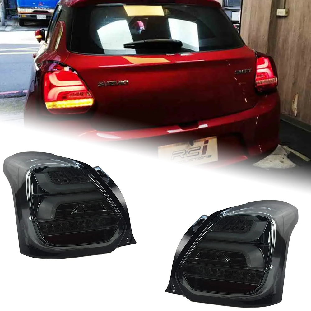 AKD Tail Lights Styling For Suzuki Swift 2017-2019 Rear Tail Light LED DRL Running Signal Brake Reversing Parking Lighthouse 2PCS