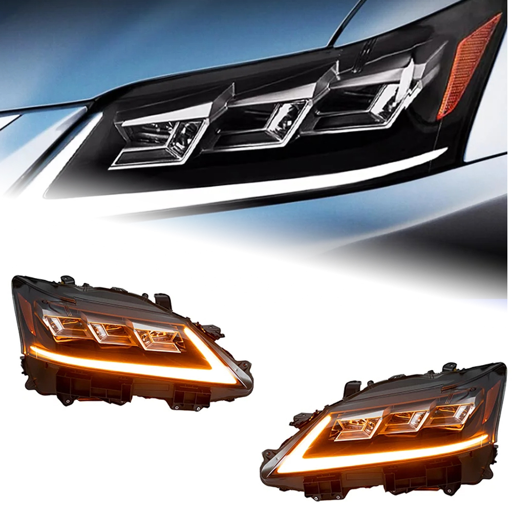 AKD Car Lights For Lexus GS250 GS350 2012-2015 GS Series LED Auto Headlight Assembly Upgrade Matrix Design Signal Lamp Tool Accessories