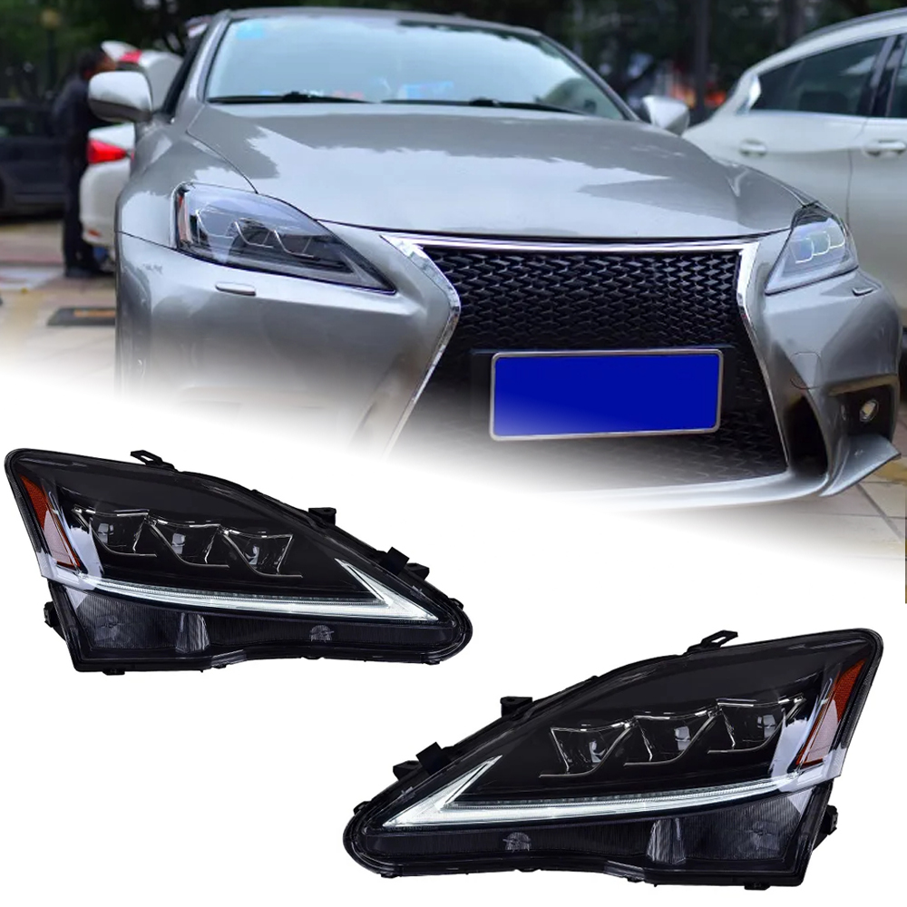 AKD Car Styling Head Lamp for Lexus IS250 Headlights 2006-2012 IS300 LED Headlight DRL Signal Lamp Hid Bi Xenon Auto Accessories