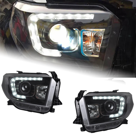 AKD Car Styling for Toyota Tundra Headlights 2014-2018 New Tundra LED Headlight Tundra DRL Bi Xenon Lens Head Lamp Accessories