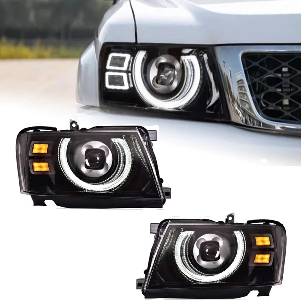 AKD Car Styling Head Lamp for Nissan Patrol Y61 LED Headlight 2005-2022 Headlights Y61 DRL Turn Signal High Auto Accessories