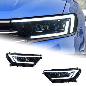 AKD Car Styling Head Lamp for VW T-ROC Headlights 2017-2020 T-ROC LED Headlight Dynamic Signal Led Projector Lens DRL Auto Accessories