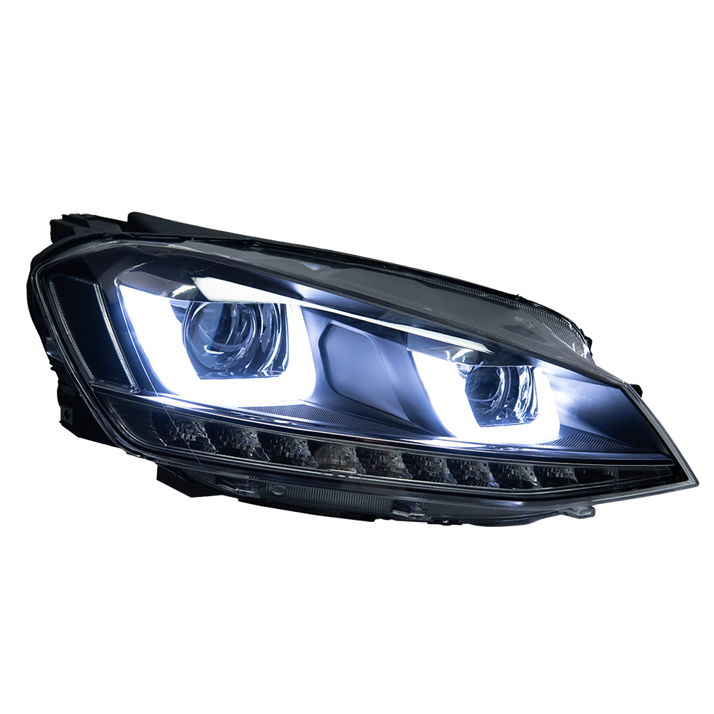 AKD Auto Styling Voor For VW Golf 7 Koplampen Golf 7 LED Koplamp GTI Ontwerp DRL Hid Head Lamp Angel Eye Bi Xenon Beam Accessoires