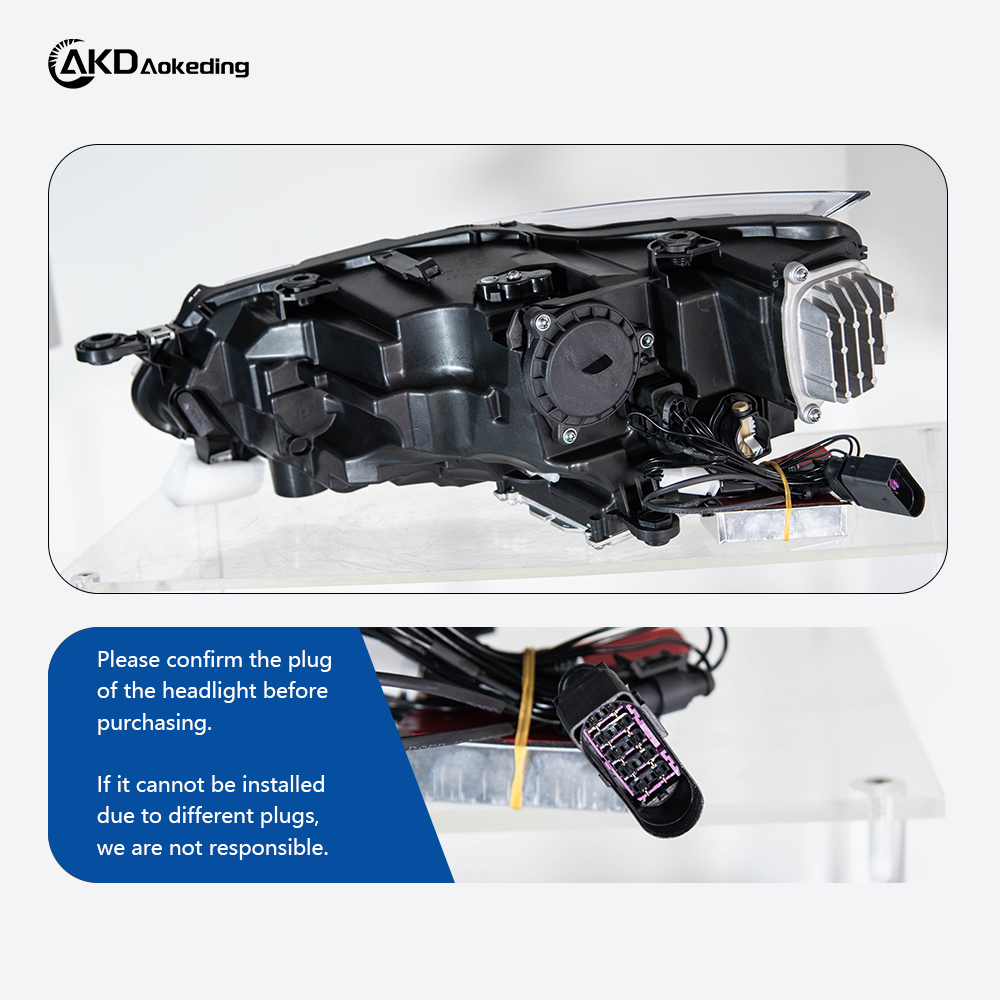 AKD Headlight Upgrade Kit for 2018 SEAT Ibiza Vehicles 
