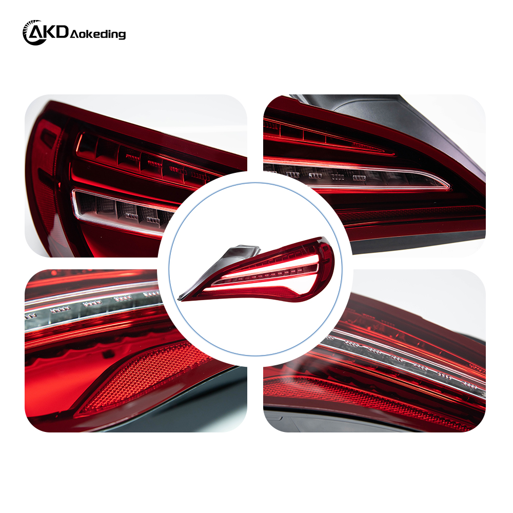 AKD Tail Lamp for BENZ W117 CLA LED Tail Light 2014-2019 CLA180 CLA220 CLA260 Rear Fog Brake Turn Signal Automotive Accessories
