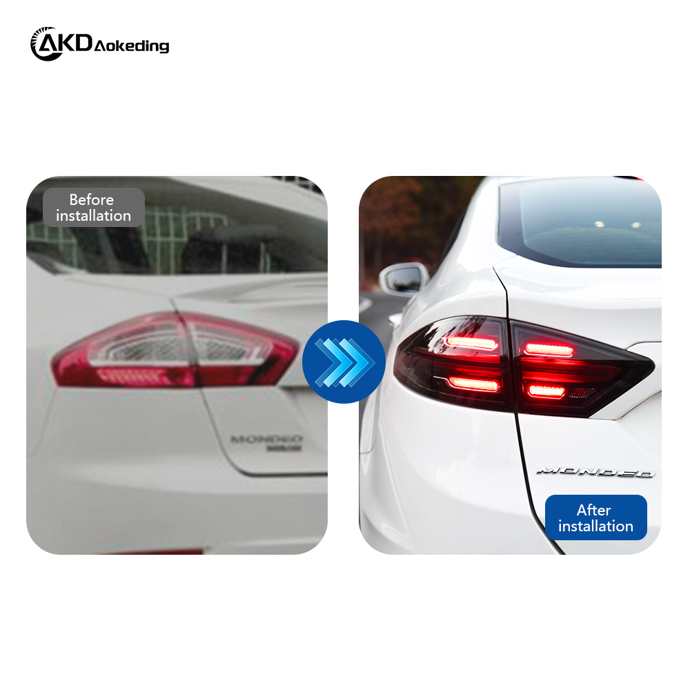 AKD LED Dynamic Sequential Turn Signals for 2013-2016 Ford Mondeo Models, Modified To Resemble Porsche Designs.